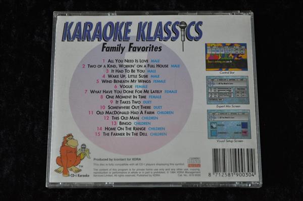 Grote foto karaoke klassics 1 family favorites cdi spelcomputers games overige games