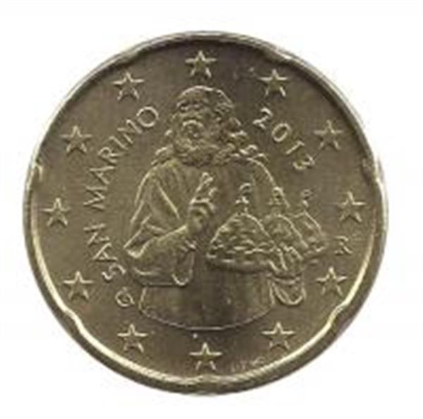 Grote foto san marino 20 cent 2013 verzamelen munten overige
