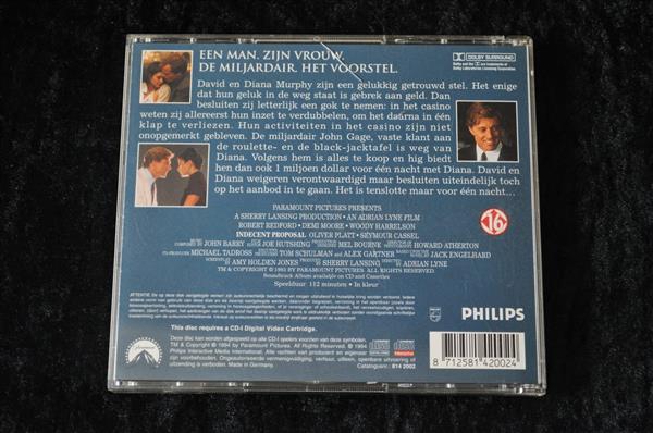 Grote foto indecent proposal cdi video cd spelcomputers games overige games