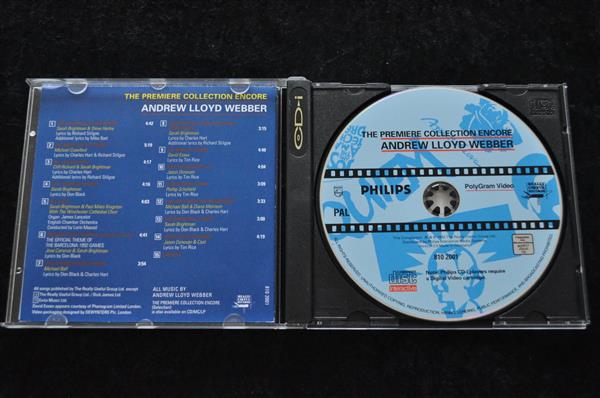 Grote foto the premiere collection encor andrew lloyd webber video cd philips cd i spelcomputers games overige games