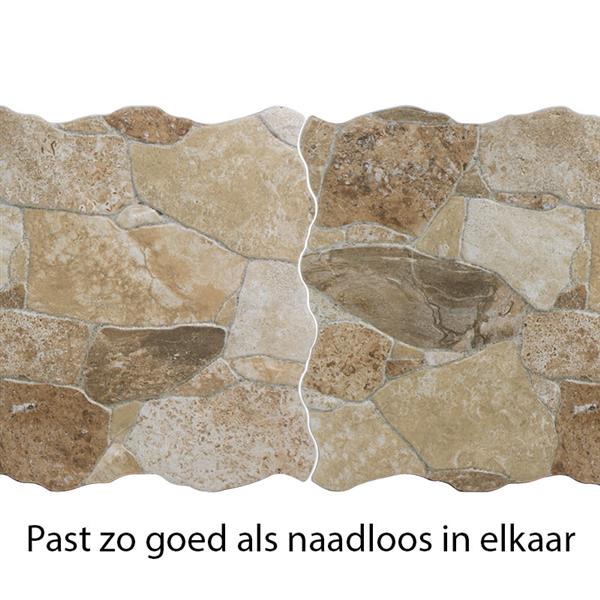 Grote foto steenstrips rapolano rodeno 34x50 1 19m doe het zelf en verbouw tegels
