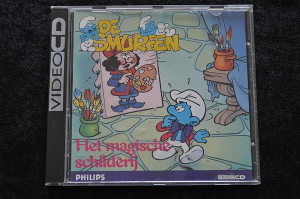 Grote foto de smurfen het magische schilderij video cd philips cd i spelcomputers games overige games