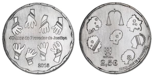 Grote foto portugal 2 5 euro 2015 40 jaar ombudsman verzamelen munten overige