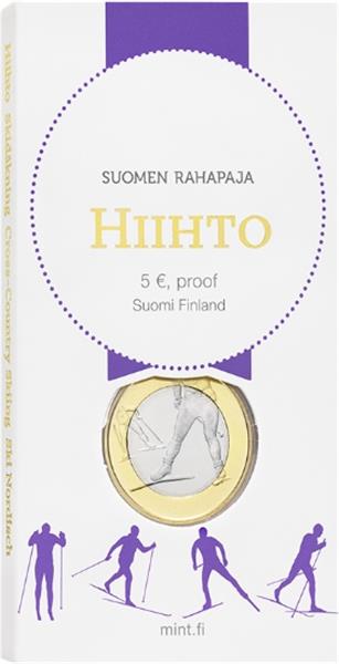 Grote foto finland 5 euro 2016 langlaufen proof verzamelen munten overige