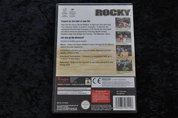 Grote foto rocky nintendo gamecube geen manual spelcomputers games overige nintendo games