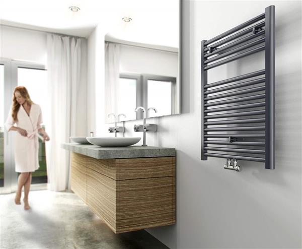 Grote foto elara sierradiator antraciet 766x600 midden onder aansluiting doe het zelf en verbouw sanitair