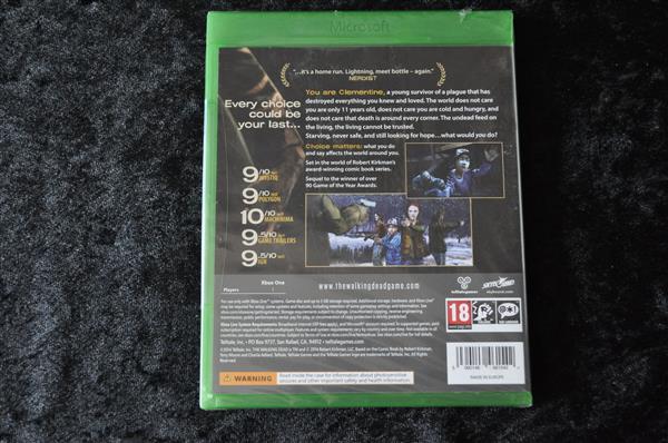 Grote foto the walking dead season two xbox one sealed spelcomputers games overige games