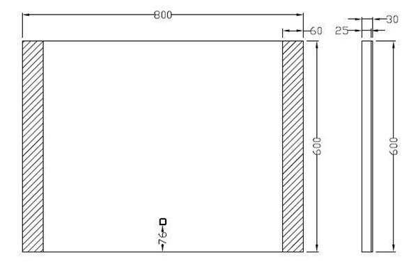 Grote foto sunny dimbare led condensvrije spiegel 800x600 huis en inrichting woningdecoratie