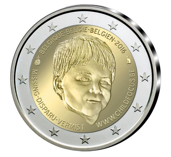 Grote foto belgi 2 euro 2016 child focus proof verzamelen munten overige
