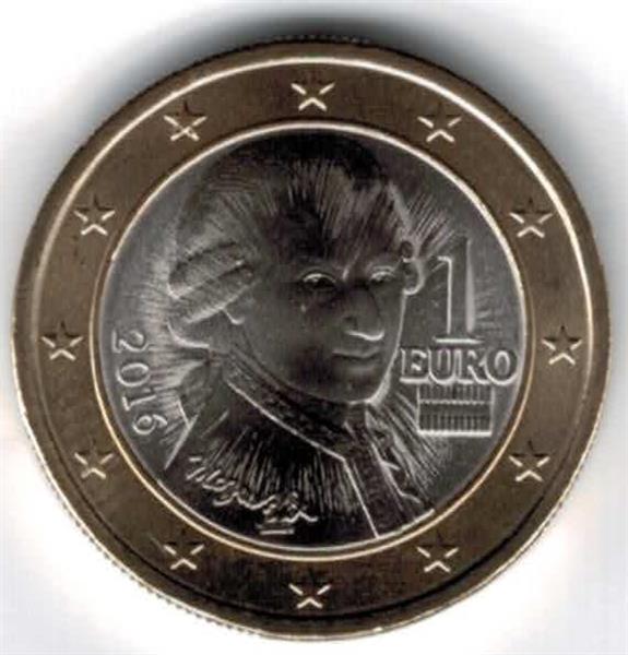 Grote foto oostenrijk 1 euro 2016 unc verzamelen munten overige