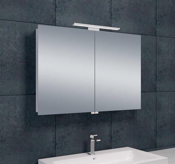 Grote foto luxe spiegelkast led verlichting 90x60x14cm huis en inrichting complete badkamers