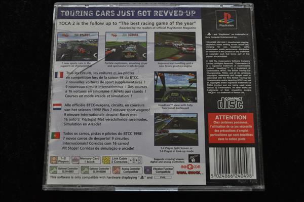 Grote foto toca 2 touring cars playstation 1 ps1 spelcomputers games overige playstation games