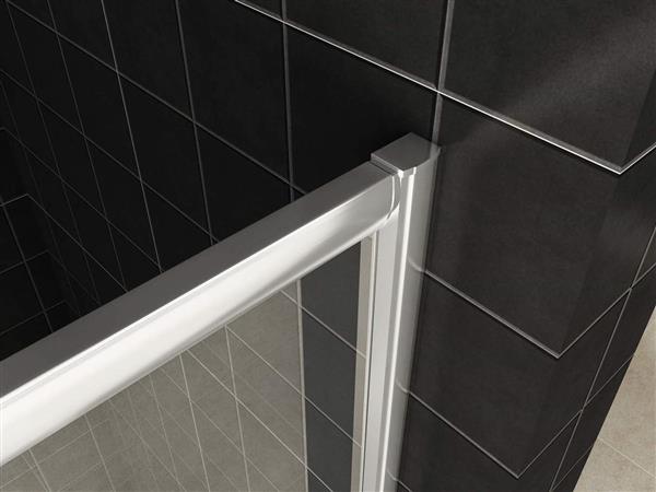 Grote foto eco 1 4 ronde douchecabine 5mm 800x800x1900 helder glas doe het zelf en verbouw sanitair