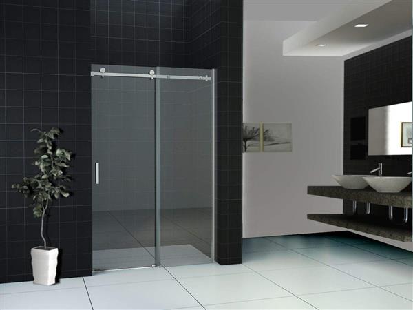 Grote foto douchedeur nis 2 d. 1100x2000 chr.8mm nano doe het zelf en verbouw sanitair