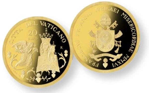 Grote foto vaticaan 20 euro en 50 euro 2016 goud verzamelen munten overige