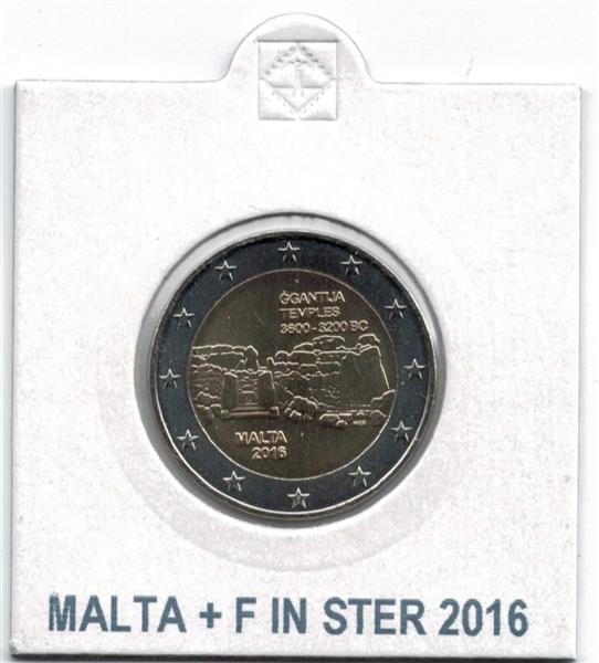 Grote foto malta 2 euro 2016 ggantija tempels muntteken f verzamelen munten overige
