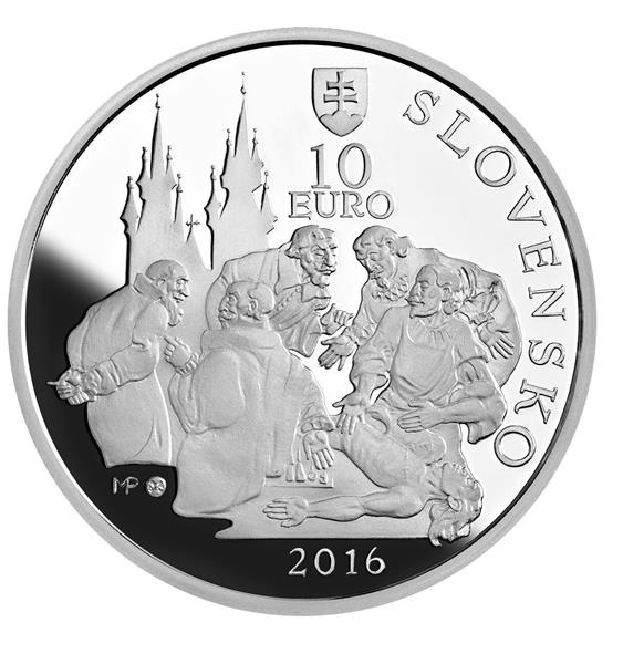 Grote foto slowakije 10 euro 2016 jan jessenius verzamelen munten overige