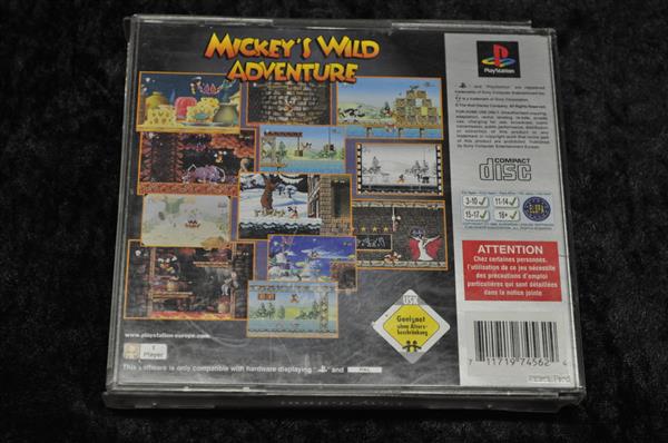 Grote foto mickey wild adventure playstation 1 ps1 platinum spelcomputers games overige playstation games