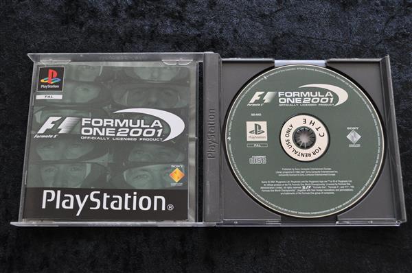 Grote foto formula one 2001 playstation 1 ps1 rental new french rare spelcomputers games overige playstation games