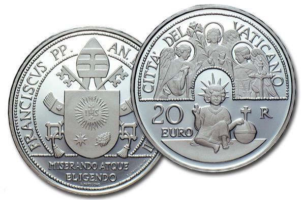 Grote foto vaticaan proofset 2017 20 euro zilver verzamelen munten overige