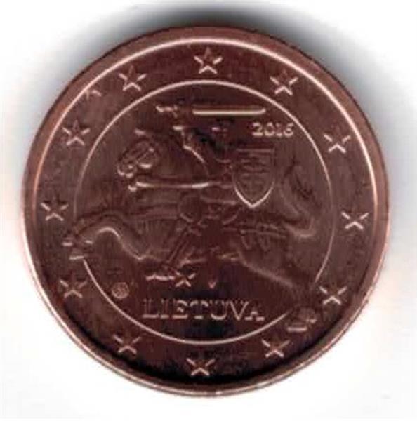 Grote foto litouwen 1 cent 2016 unc verzamelen munten overige