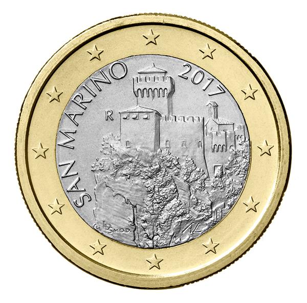 Grote foto san marino 1 euro 2017 unc verzamelen munten overige