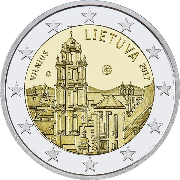 Grote foto litouwen 2 euro 2017 vilnius verzamelen munten overige