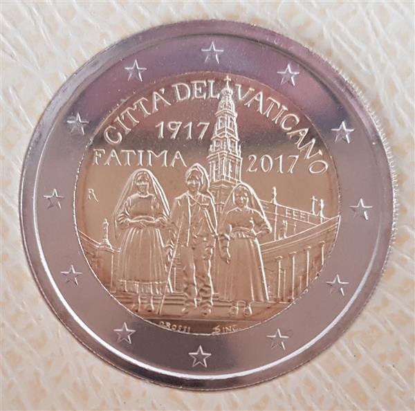 Grote foto vaticaan 2 euro 2017 fatima verzamelen munten overige