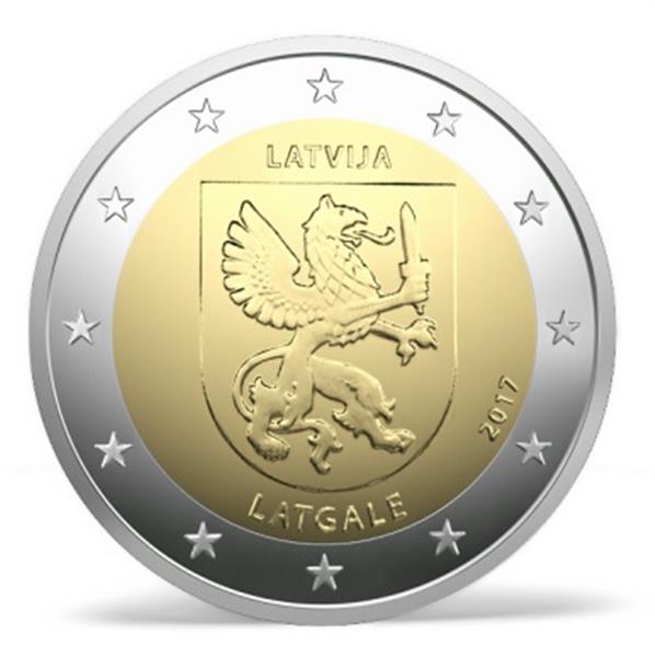 Grote foto letland 2 euro 2017 letgallen verzamelen munten overige