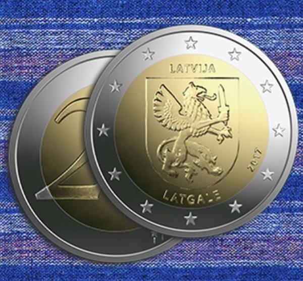 Grote foto letland 2 euro 2017 letgallen verzamelen munten overige