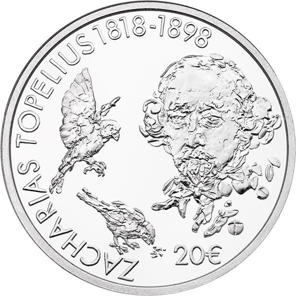 Grote foto finland 20 euro 2018 topelius verzamelen munten overige