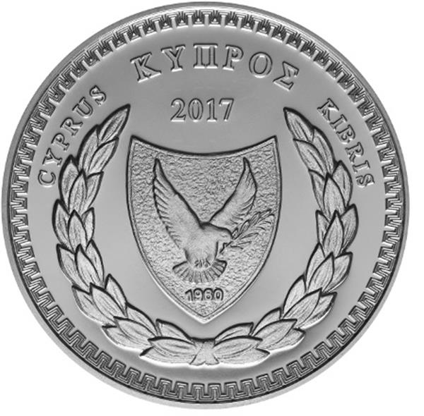 Grote foto cyprus 5 euro 2017 vasilis michaelides verzamelen munten overige