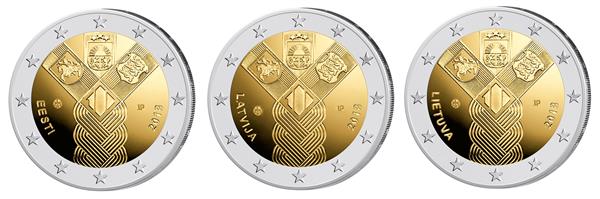 Grote foto litouwen 2 euro 2018 baltische onafhankelijkheid verzamelen munten overige