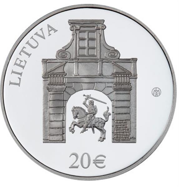 Grote foto litouwen 20 euro 2017 kasteel van radziwill verzamelen munten overige