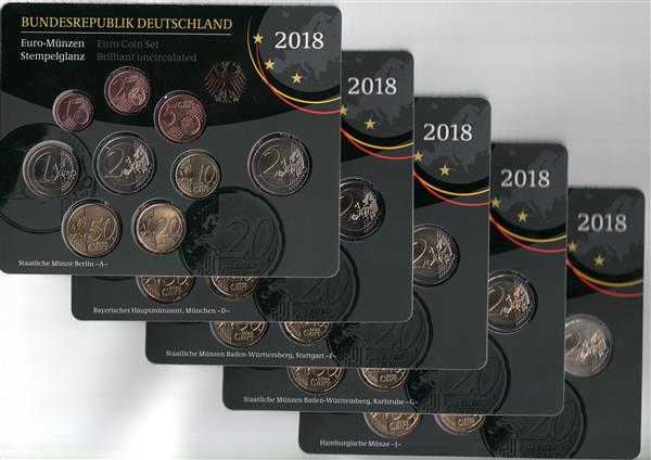 Grote foto duitsland bu 2018 verzamelen munten overige