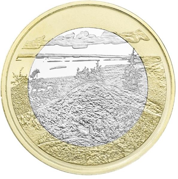 Grote foto finland 5 euro 2018 koli nationaal park proof verzamelen munten overige