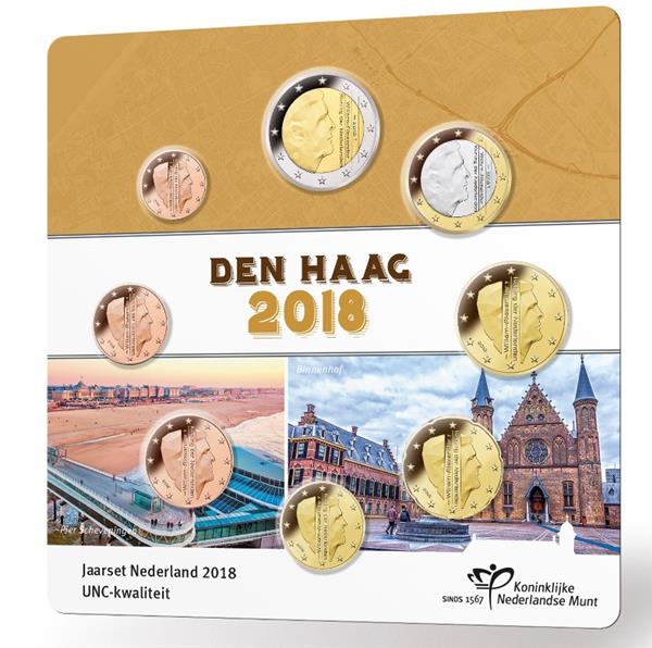 Grote foto nederland unc 2018 den haag set verzamelen munten overige
