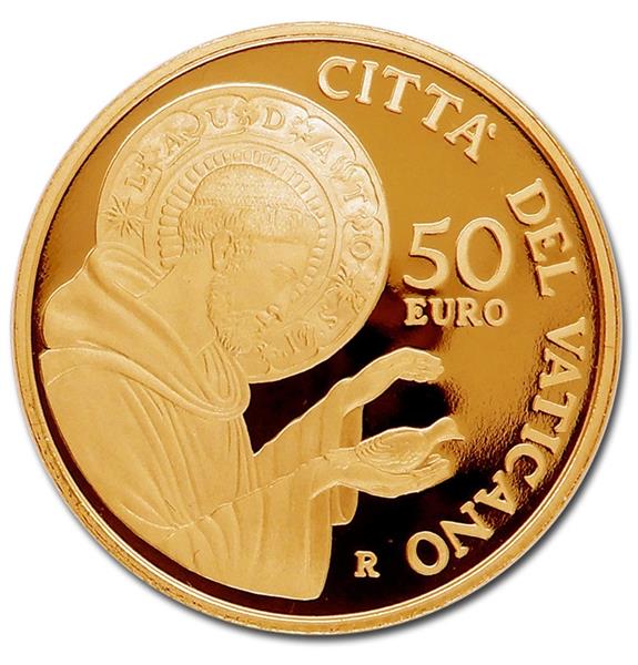 Grote foto vaticaan proofset 2018 50 euro goud verzamelen munten overige