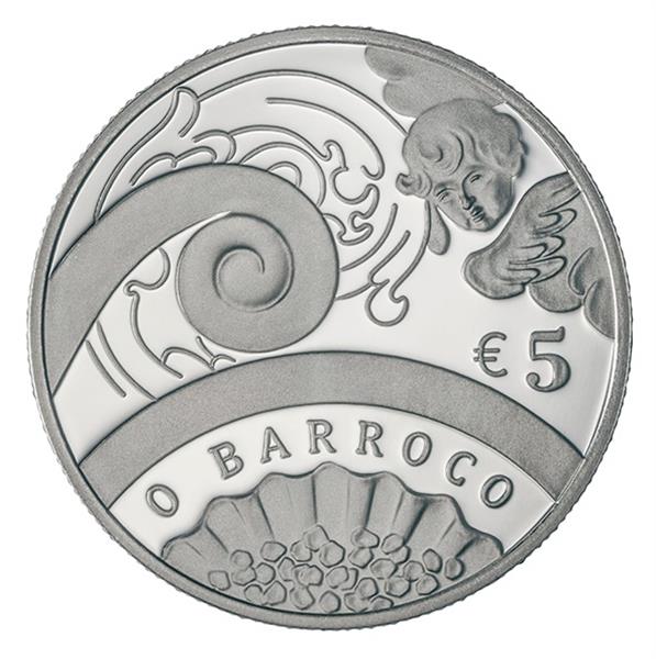 Grote foto portugal 5 euro 2018 barok en rococo verzamelen munten overige