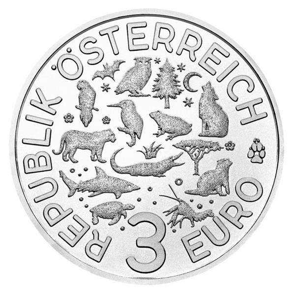 Grote foto oostenrijk 3 euro 2018 haai verzamelen munten overige