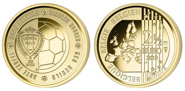 Grote foto belgi 2 5 euro 2018 rode duivels verzamelen munten overige