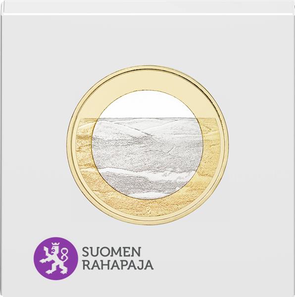 Grote foto finland 5 euro 2018 pallastunturi proof verzamelen munten overige