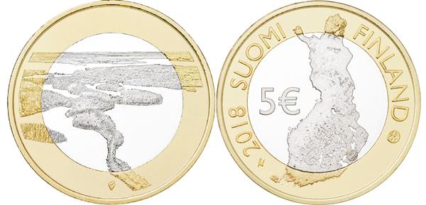 Grote foto finland 5 euro 2018 punkaharju verzamelen munten overige