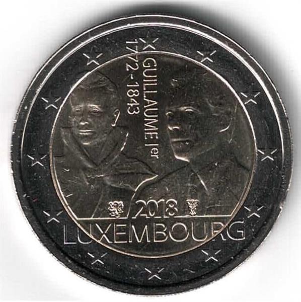 Grote foto luxemburg 2 euro 2018 willem i verzamelen munten overige
