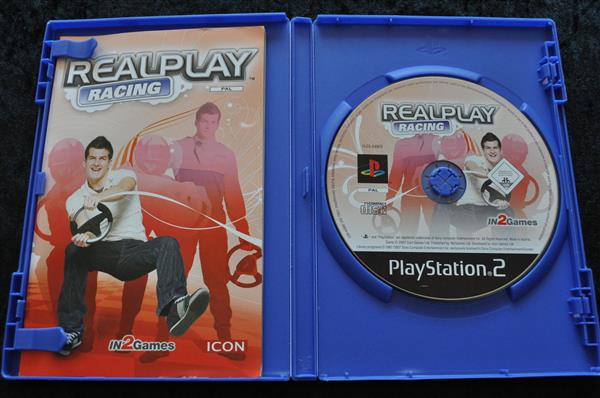 Grote foto realplay racing playstation 2 ps2 spelcomputers games playstation 2