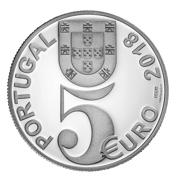 Grote foto portugal 5 euro 2018 wapenstilstand 1918 verzamelen munten overige