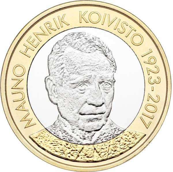 Grote foto finland 5 euro 2018 koivisto unc verzamelen munten overige