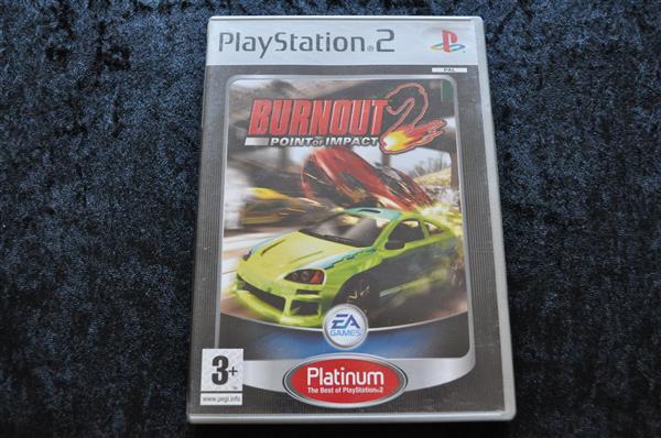 Grote foto burnout 2 point of impact playstation 2 ps2 platinum spelcomputers games playstation 2