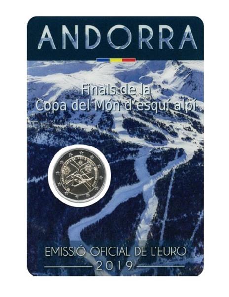 Grote foto andorra 2 euro 2019 wereldbekerfinales alpineski n verzamelen munten overige