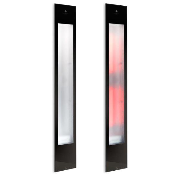 Grote foto sunshower square pure xl 2.0 black inbouw infrarood beauty en gezondheid zonnebanken